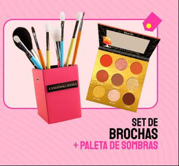 Pack-BROCHAS SET OJOS + PALETA